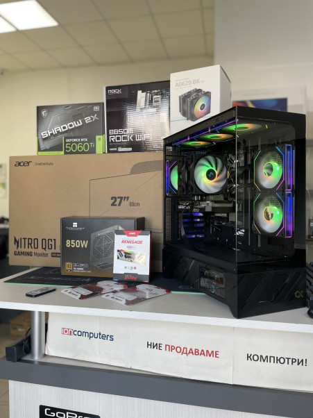 Персонален Gaming Компютър с Ryzen 7 7800X3D и RTX 5060 Ti 16GB - Билд по Желание