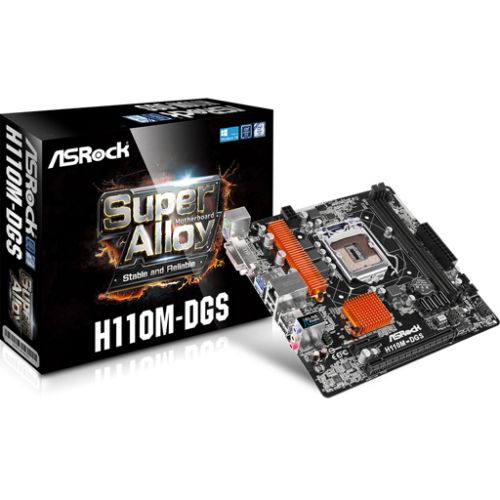 Дънна платка Asrock H110M-DGS LGA1151