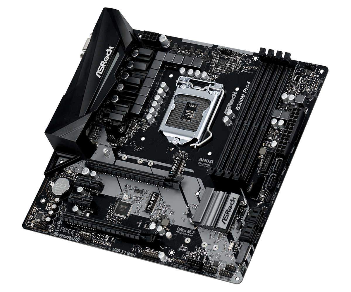 Дънна платка Asrock B360M PRO4