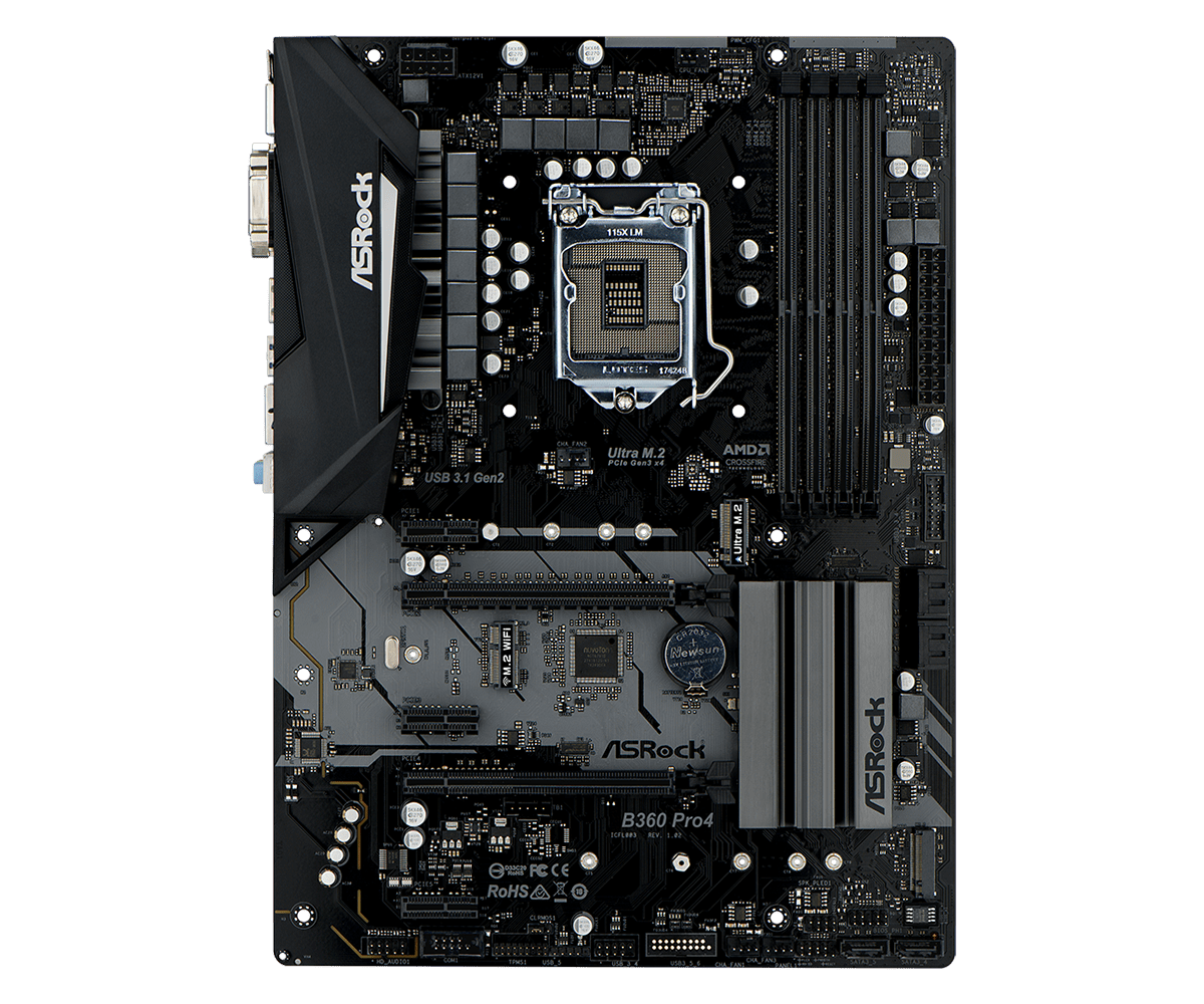 Дънна платка Asrock B360 PRO4