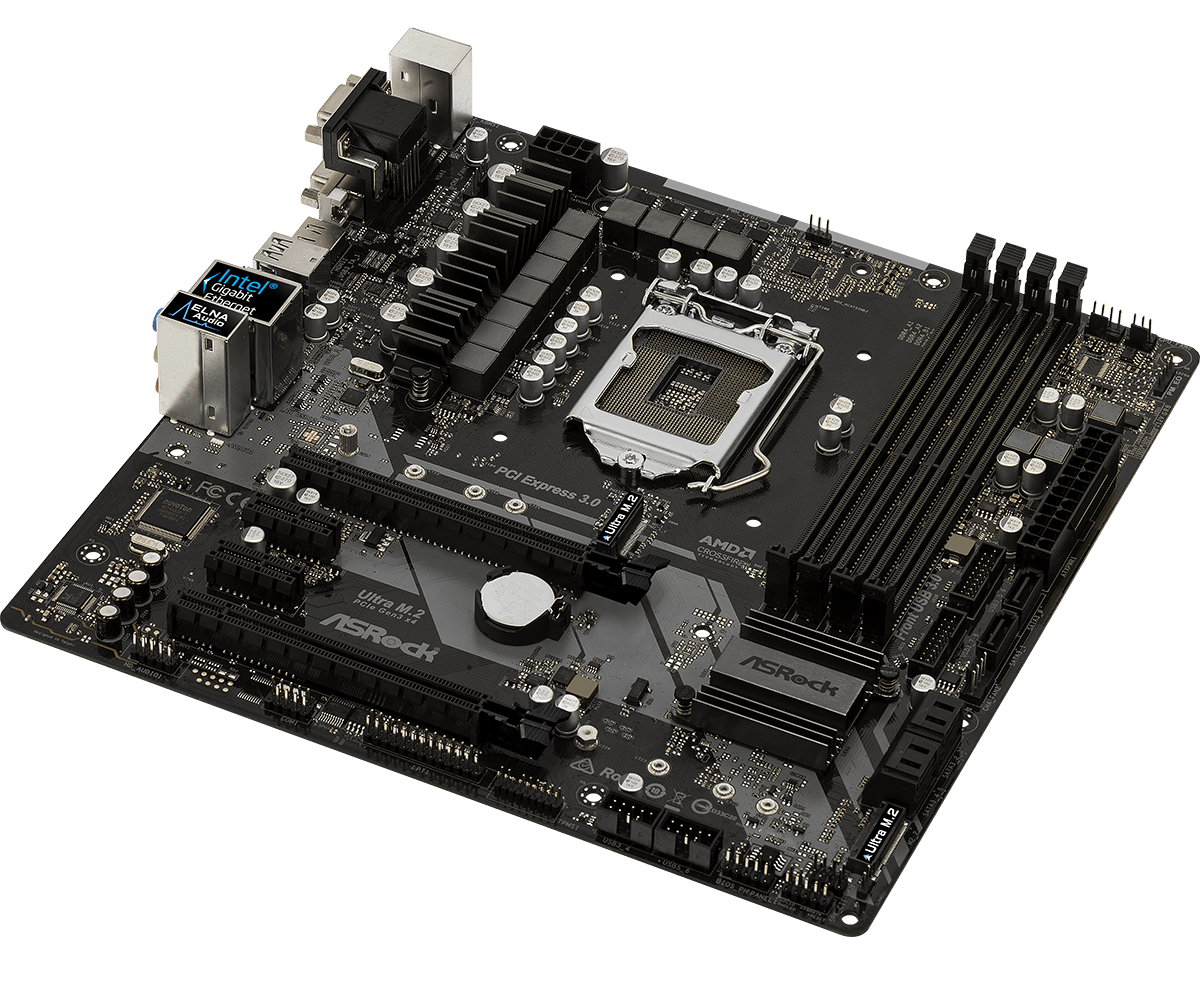 Дънна платка Asrock Z370M PRO4, сокет LGA1151 Coffee Lake