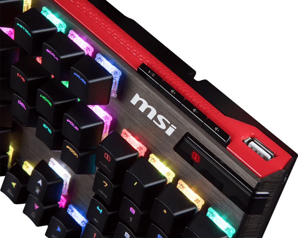 Механична геймърска клавиатура MSI Vigor GK80 US RGB