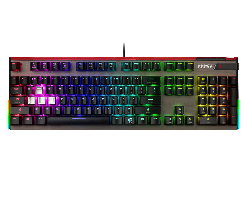 Механична геймърска клавиатура MSI Vigor GK80 US RGB