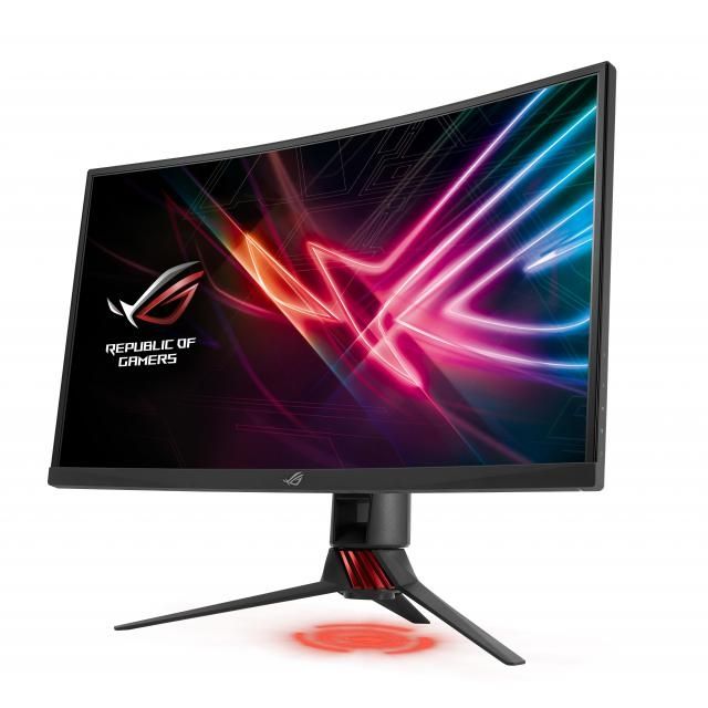 Геймърски монитор 27" Asus ROG STRIX XG27VQ eSprort Curved 144Hz Adaptive-Sync(FreeSync) Aura RGB