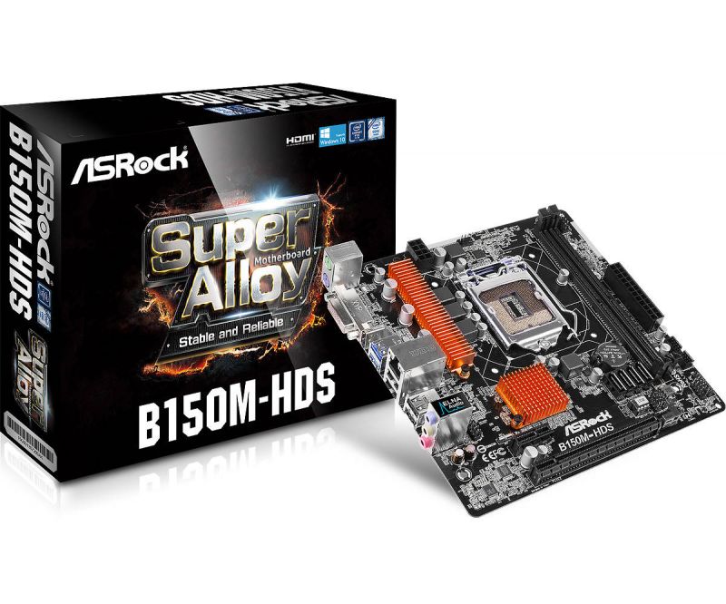Дънна платка Asrock B150M-HDS LGA1151