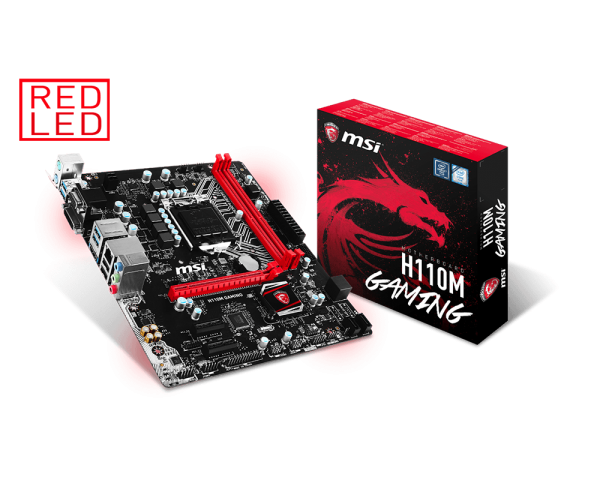 Дънна платка MSI H110M GAMING LGA1151