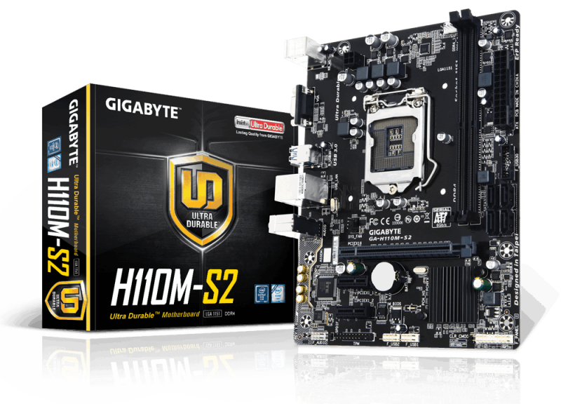 Дънна платка Gigabyte H110M-S2 LGA1151