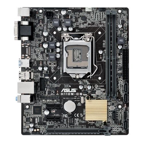 Дънна платка Asus H110M-CS/C/SI, сокет LGA1151