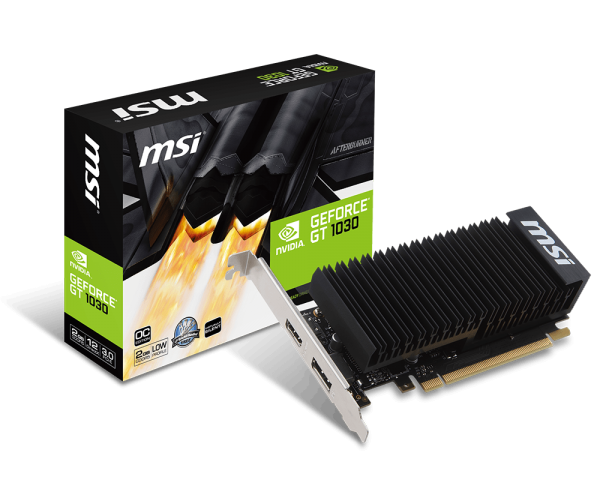 Видео карта MSI NVIDIA Geforce GT 1030 2GB H LP OC
