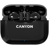 Bluetooth слушалки Canyon TWS-3 - CNE-CBTHS3B черен