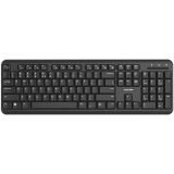 Безжична тиха клавиатура Canyon CNS-HKBW02-BGS, черен