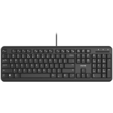 Тиха клавиатура Canyon CNS-HKB02-BG, черен