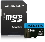 Карта памет Adata 32GB MicroSDHC UHS-I CLASS10 A1 (1 adapter) - AUSDH32GUICL10A1-RA1