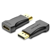 Адаптер Vention DisplayPort M / HDMI F - 4K, Black - HBPB0