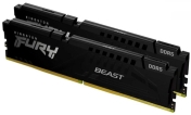 RAM памет Kingston 32GB(2x16GB) DDR5 6000MHz FURY Beast Black - KF560C40BBK2-32