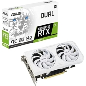 Видео карта Asus Dual GeForce RTX 3060 Ti White OC Edition 8GB GDDR6X - DUAL-RTX3060TI-O8GD6X-WHITE