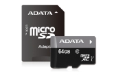 Карта памет 64GB Adata microSD Class 10 - AUSDX64GUICL10-RA1