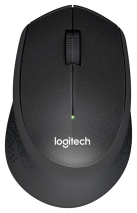 Logitech Wireless Mouse M330 Silent Plus, black