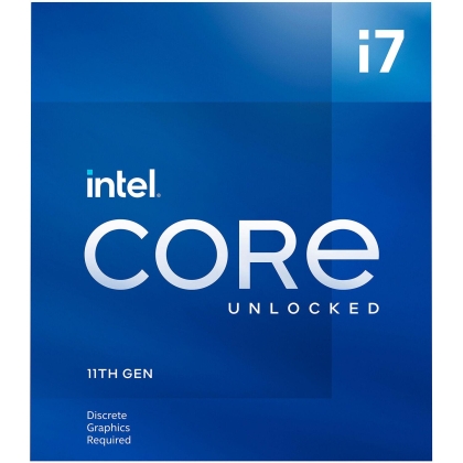Процесор Intel Rocket Lake Core i7-11700KF, 8 Cores, 3.60Ghz (Up to 5.00Ghz), 16MB, 125W, LGA1200, BOX - BX8070811700KF