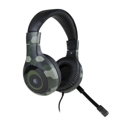 Геймърски слушалки Nacon Bigben Stereo Gaming Headset V1, Микрофон, Камуфлажно зелено - MULTIHEADSETV1CAMO