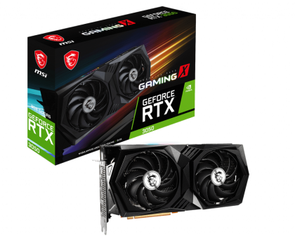 Видео карта MSI nVidia Geforce RTX 3050 GAMING X 8G - 912-V397-430