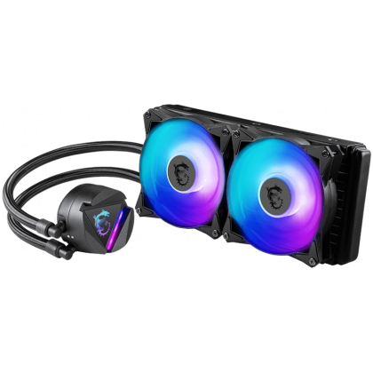 Водно охлаждане MSI MAG CORELIQUID 240R V2 Liquid Cooler, Dual 120mm ARGB PWM Fans