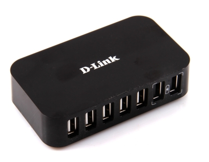 USB хъб 7 порта D-Link USB 2.0 Hub