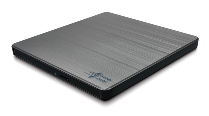 Външно оптично устройство Hitachi-LG GP60 USB3.0 CD/DVD Slim, сребрист - GP60NS60.AUAE12S