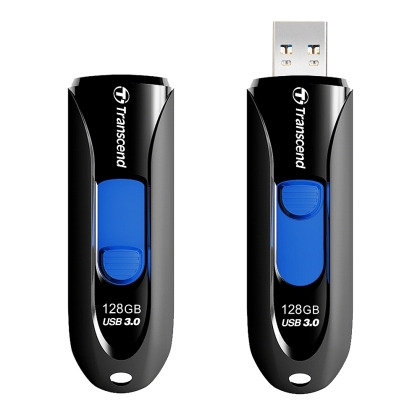 Флаш памет Transcend 128GB JETFLASH 790, USB 3.0, black