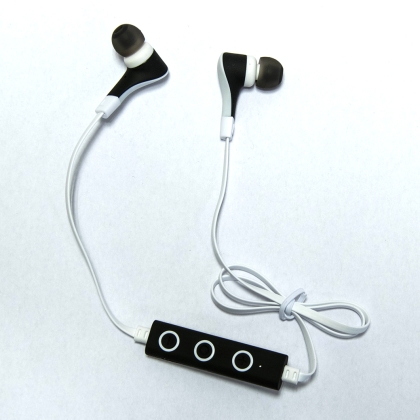 Безжични слушалки BT-50 Bluetooth V4.1, бели, червени и черни