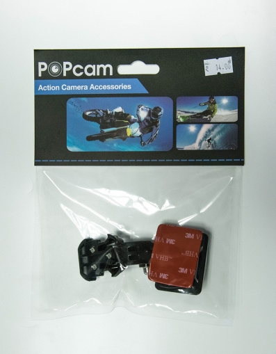 POPcam комплект заоблена лепенка с извита щипка