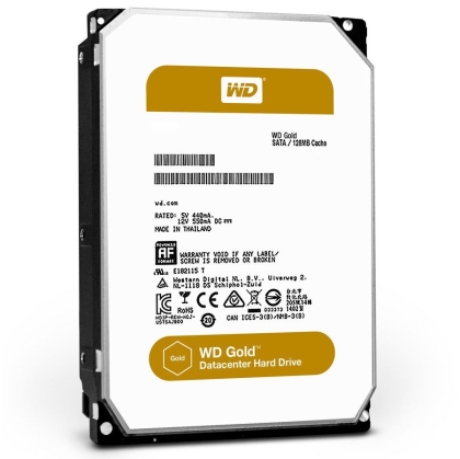 HDD Server Western Digital Gold (3.5'', 2TB, 128MB, 7200 RPM, SATA 6 Gb/s)