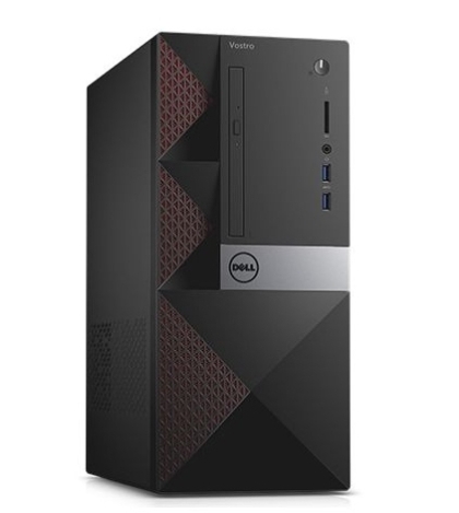 Dell Vostro 3667 MT, Intel Core i3-6100 (3.70GHz, 3MB), 4GB 2400MHz DDR4, 500GB HDD, DVD+/-RW, Integrated HD Graphics, 802.11n, BT 4.0, Keyboard&Mouse, Linux, 3Y NBD