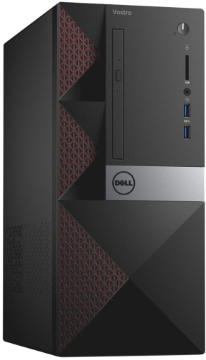 Dell Vostro 3668 MT, Intel Core i5-7400 Quad-Core (up to 3.00GHz, 6MB), 4GB 2400MHz DDR4, 1TB HDD, DVD+/-RW, Integrated HD Graphics, 802.11n, BT 4.0, Keyboard&Mouse, Linux, 3Y NBD
