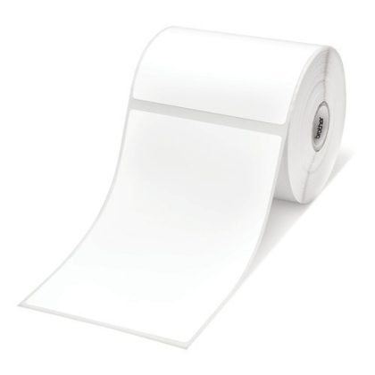 Brother RD-S02E1 White Paper Label Roll, 278 labels per roll, 102mm x 152mm