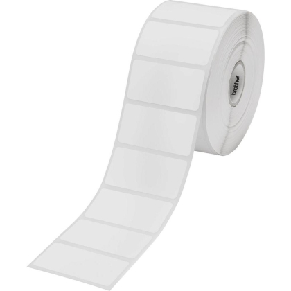 Brother RD-S05E1 White Paper Label Roll, 1552 labels per roll, 51x26 mm
