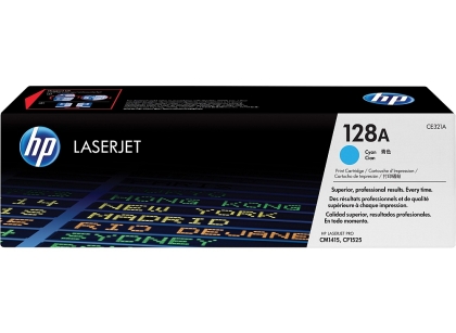 HP 128A Cyan LaserJet Toner Cartridge