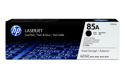 HP 85A Black Dual Pack LaserJet Toner Cartridges