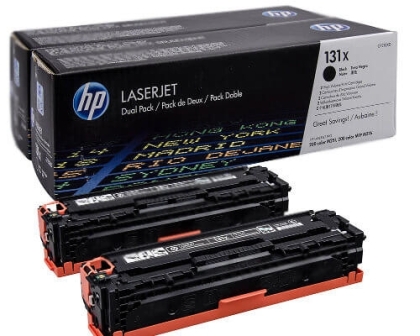 HP 131X 2-pack High Yield Black Original LaserJet Toner Cartridges