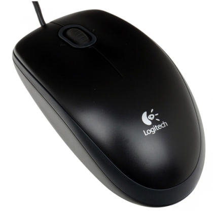 Мишка Logitech B100, US, черен - 910-003357