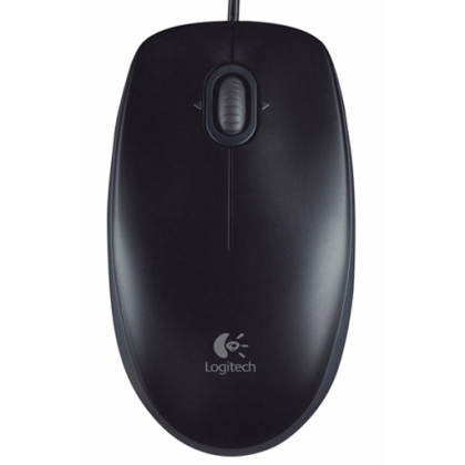 Мишка Logitech M100, черна