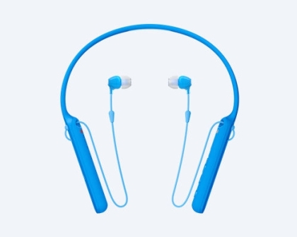 Слушалки Sony Headset WI-C400, blue