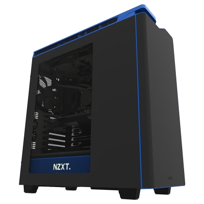 Кутия за компютър NZXT H440 Black/Blue + Window Mid Tower
