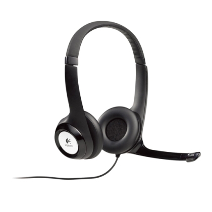 Слушалки Logitech H390 черни с микрофон