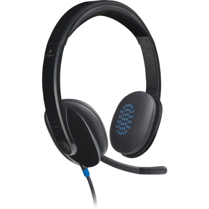 Слушалки Logitech H540 черни с микрофон