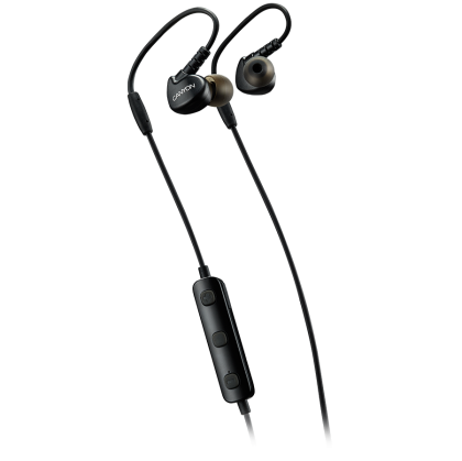Canyon Bluetooth sport earphones with microphone, 0.3m cable, black