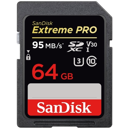 Карта памет SanDisk 64GB Extreme Pro SDXC - 95MB/s V30