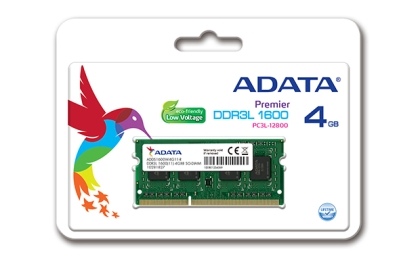 RAM памет Adata 4GB DDR3L 1600MHz SODIMM