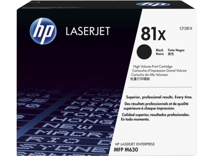 HP 81X High Yield Black Original LaserJet Toner Cartridge