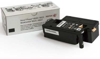 Xerox Black Toner, Phaser 6020/6022, WorkCentre 6025/6027 (Yield 2000) DMO